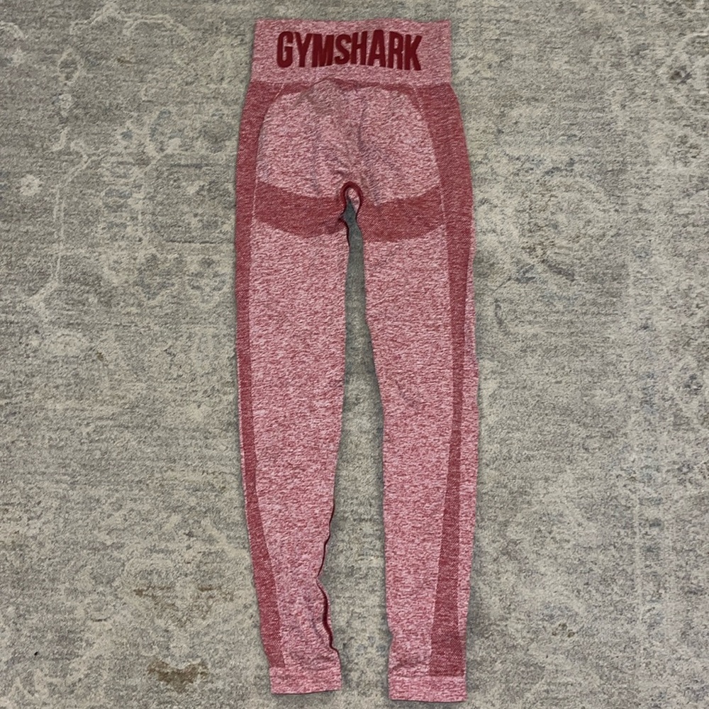 Pink gym shark leggings